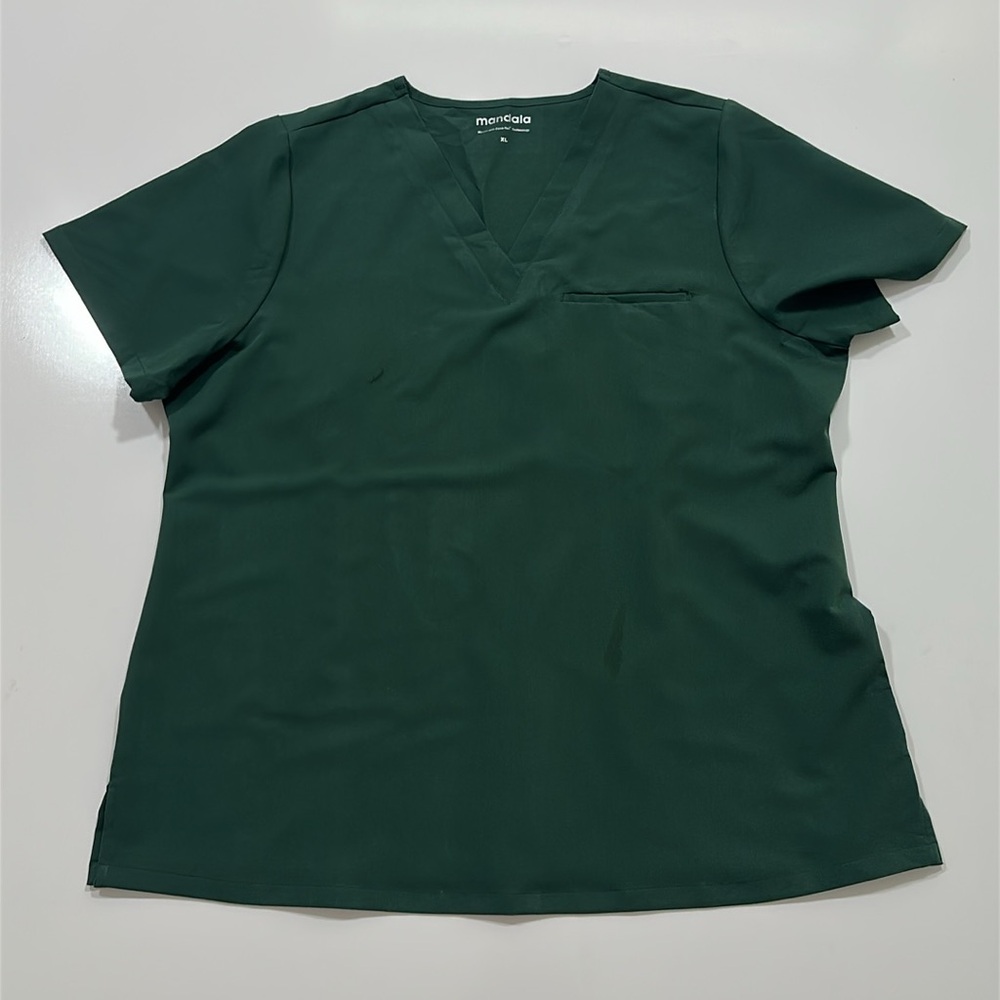 Mandala Midnight Green Women's XL Scrub Set - Picture 2 of 3